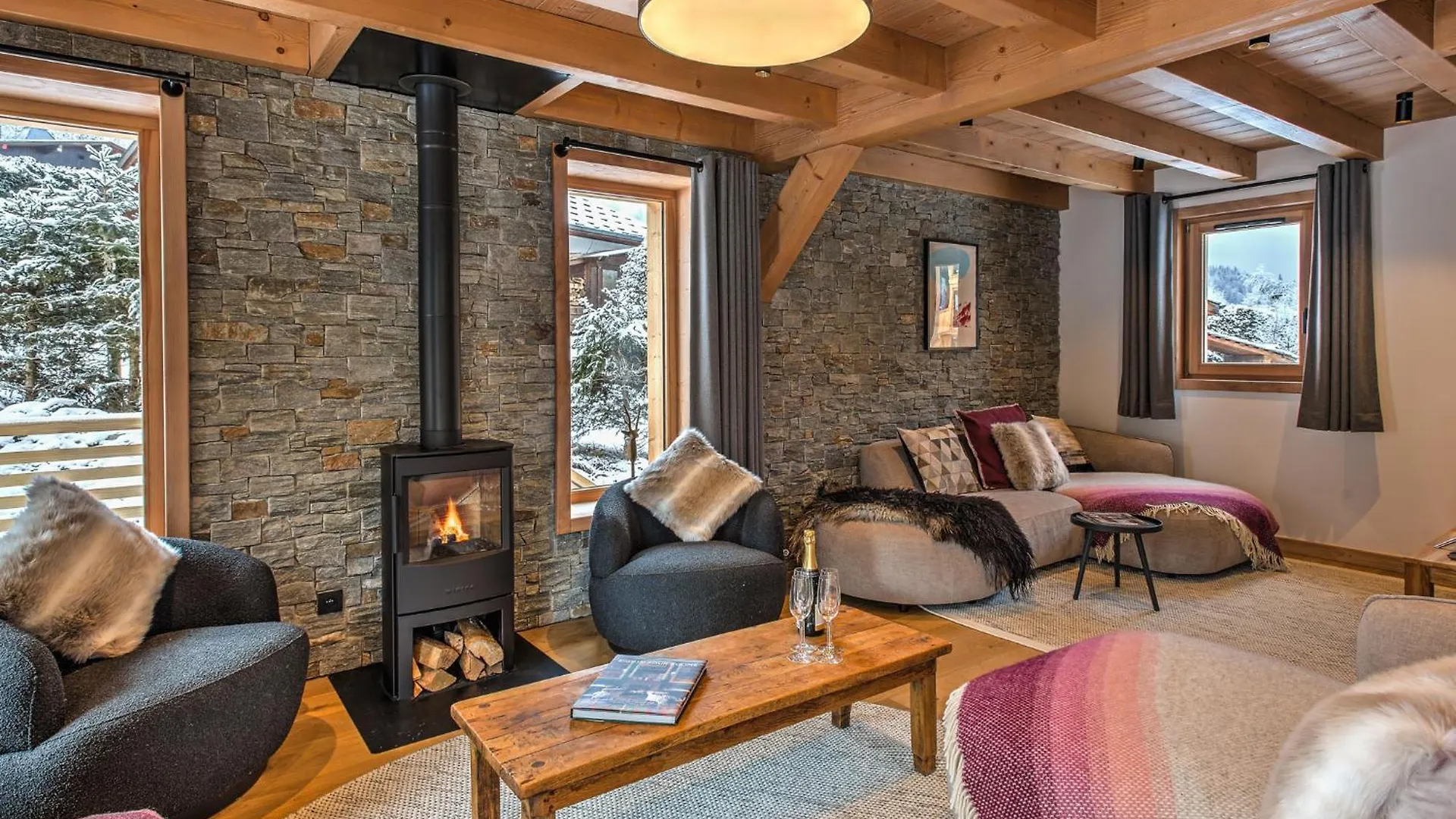 Chalet Belle Des Neiges - Alpes Travel - Sleeps 9 Les Houches Fransa